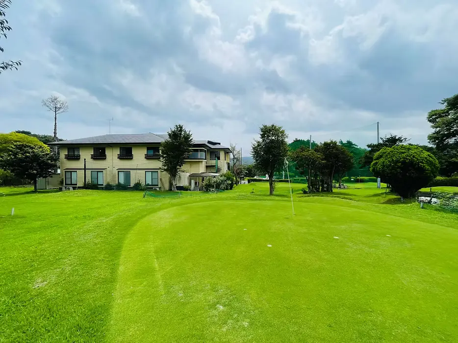 Luxury villa with golf course