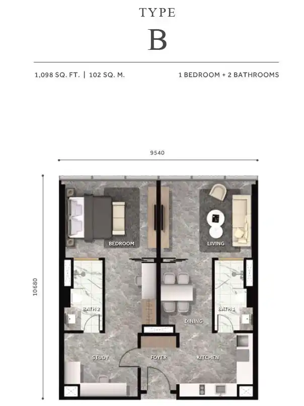 CloutHaus KLCC Residences - KLCC VIEW