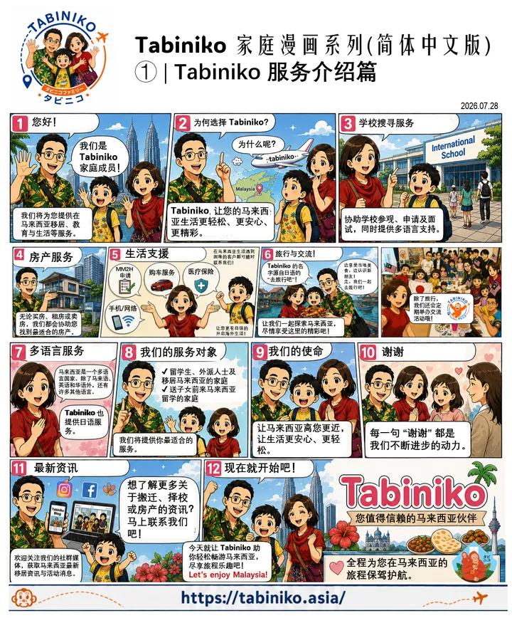 Tabiniko家庭漫画系列：Tabiniko服务介绍篇　第2篇